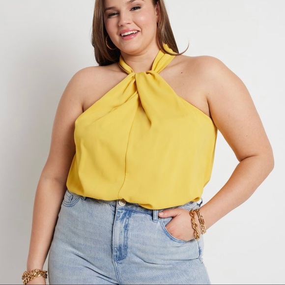 ELOQUII halter neck blouse (NWT) - Picture 1 of 3